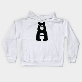 when grizzly love skate Kids Hoodie